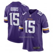 Camiseta NFL Game Minnesota Vikings Joshua Dobbs Violeta