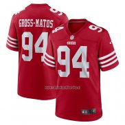 Camiseta NFL Game San Francisco 49ers Yetur Gross-Matos Rojo