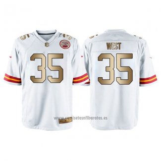 Camiseta NFL Gold Game Kansas City Chiefs West Blanco