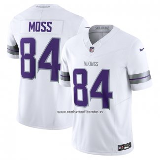 Camiseta NFL Limited Minnesota Vikings Randy Moss Alterno Vapor F.U.S.E. Retired Blanco