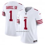 Camiseta NFL Limited San Francisco 49ers Deebo Samuel Sr Vapor F.U.S.E. Blanco
