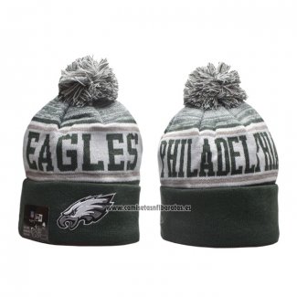 Gorro Beanie Philadelphia Eagles Sideline Verde Blanco