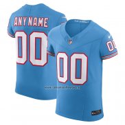 Camiseta NFL Elite Tennessee Titans Vapor F.U.S.E. Elite Personalizada Azul