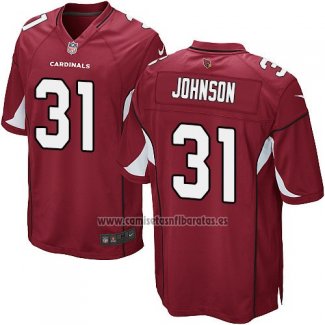 Camiseta NFL Game Arizona Cardinals Johnson Rojo