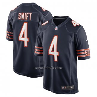 Camiseta NFL Game Chicago Bears D Andre Swift Azul