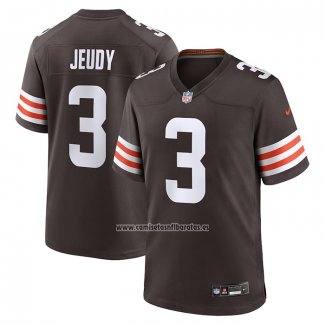 Camiseta NFL Game Cleveland Browns Jerry Jeudy Marron