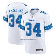 Camiseta NFL Game Detroit Lions Alex Anzalone Blanco