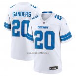 Camiseta NFL Game Detroit Lions Barry Sanders Retired Blanco