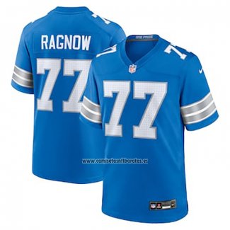 Camiseta NFL Game Detroit Lions Frank Ragnow Azul Blanco