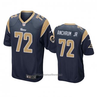 Camiseta NFL Game Los Angeles Rams Tremayne Anchrum Jr. Azul