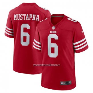 Camiseta NFL Game San Francisco 49ers Malik Mustapha Rojo