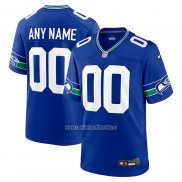 Camiseta NFL Game Seattle Seahawks Throwback Personalizada Azul