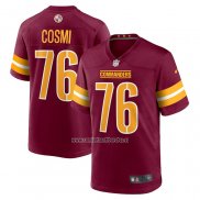 Camiseta NFL Game Washington Commanders Sam Cosmi 76 Rojo