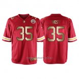 Camiseta NFL Gold Game Kansas City Chiefs West Rojo