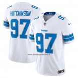 Camiseta NFL Limited Detroit Lions Aidan Hutchinson Vapor F.U.S.E. Blanco2