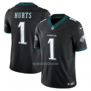 Camiseta NFL Limited Philadelphia Eagles Jalen Hurts Alterno Vapor F.U.S.E. Negro