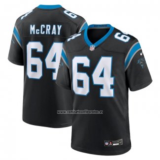 Camiseta NFL Game Carolina Panthers Justin McCray Negro