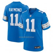 Camiseta NFL Game Detroit Lions Kalif Raymond Azul Blanco