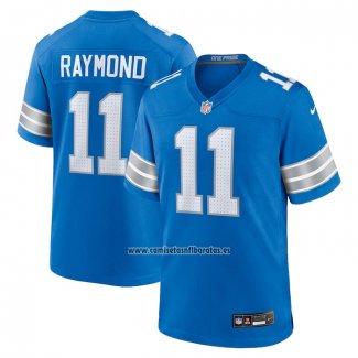 Camiseta NFL Game Detroit Lions Kalif Raymond Azul Blanco