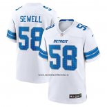 Camiseta NFL Game Detroit Lions Penei Sewell Blanco