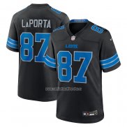 Camiseta NFL Game Detroit Lions Sam LaPorta 2nd Alterno Negro