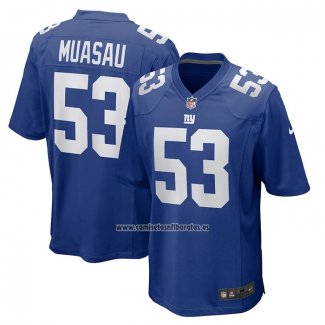 Camiseta NFL Game New York Giants Darius Muasau Azul