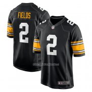 Camiseta NFL Game Pittsburgh Steelers Justin Fields Alterno Negro