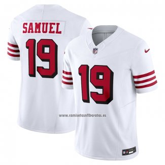 Camiseta NFL Limited San Francisco 49ers Deebo Samuel Vapor F.U.S.E. Blanco2