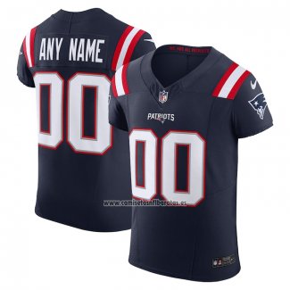 Camiseta NFL Elite New England Patriots Vapor F.U.S.E. Personalizada Azul