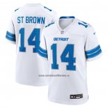 Camiseta NFL Game Detroit Lions Amon-Ra St. Brown Blanco