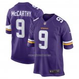 Camiseta NFL Game Minnesota Vikings J.J. McCarthy 2024 NFL Draft First Round Pick Violeta