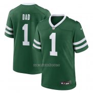 Camiseta NFL Game New York Jets Number 1 Dad Verde2