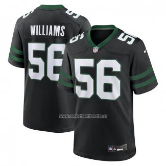 Camiseta NFL Game New York Jets Quincy Williams Alterno Negro