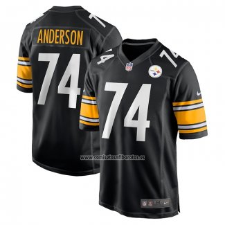 Camiseta NFL Game Pittsburgh Steelers Spencer Anderson Negro