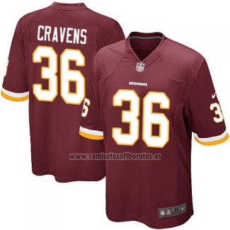 Camiseta NFL Game Washington Commanders Cravens Rojo