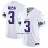 Camiseta NFL Limited Minnesota Vikings Jordan Addison Alterno Vapor F.U.S.E. Blanco