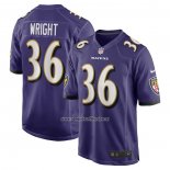 Camiseta NFL Game Baltimore Ravens Owen Wright Violeta