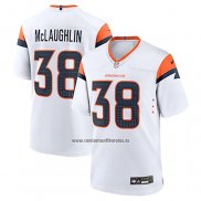 Camiseta NFL Game Denver Broncos Jaleel McLaughlin Blanco