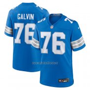 Camiseta NFL Game Detroit Lions Connor Galvin Azul Blanco