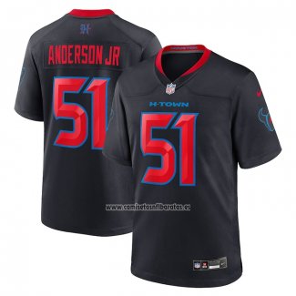 Camiseta NFL Game Houston Texans Will Anderson Jr. 2nd Alterno Azul