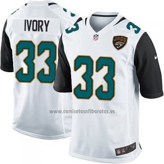 Camiseta NFL Game Jacksonville Jaguars Ivory Blanco