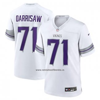 Camiseta NFL Game Minnesota Vikings Christian Darrisaw Alterno Blanco