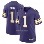 Camiseta NFL Game Minnesota Vikings Warren Moon Classic Retired Violeta