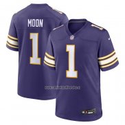 Camiseta NFL Game Minnesota Vikings Warren Moon Classic Retired Violeta