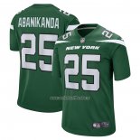 Camiseta NFL Game New York Jets Israel Abanikanda Verde