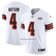 Camiseta NFL Limited Cleveland Browns Deshaun Watson 2021 Alterno Vapor Blanco