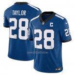 Camiseta NFL Limited Indianapolis Colts Jonathan Taylor Vapor F.U.S.E. Azul2