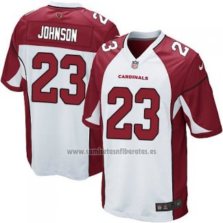 Camiseta NFL Game Arizona Cardinals Johnson Blanco Rojo2