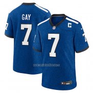 Camiseta NFL Game Indianapolis Colts Matt Gay Indiana Nights Alterno Azul