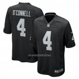 Camiseta NFL Game Las Vegas Raiders Aidan O'Connell Negro